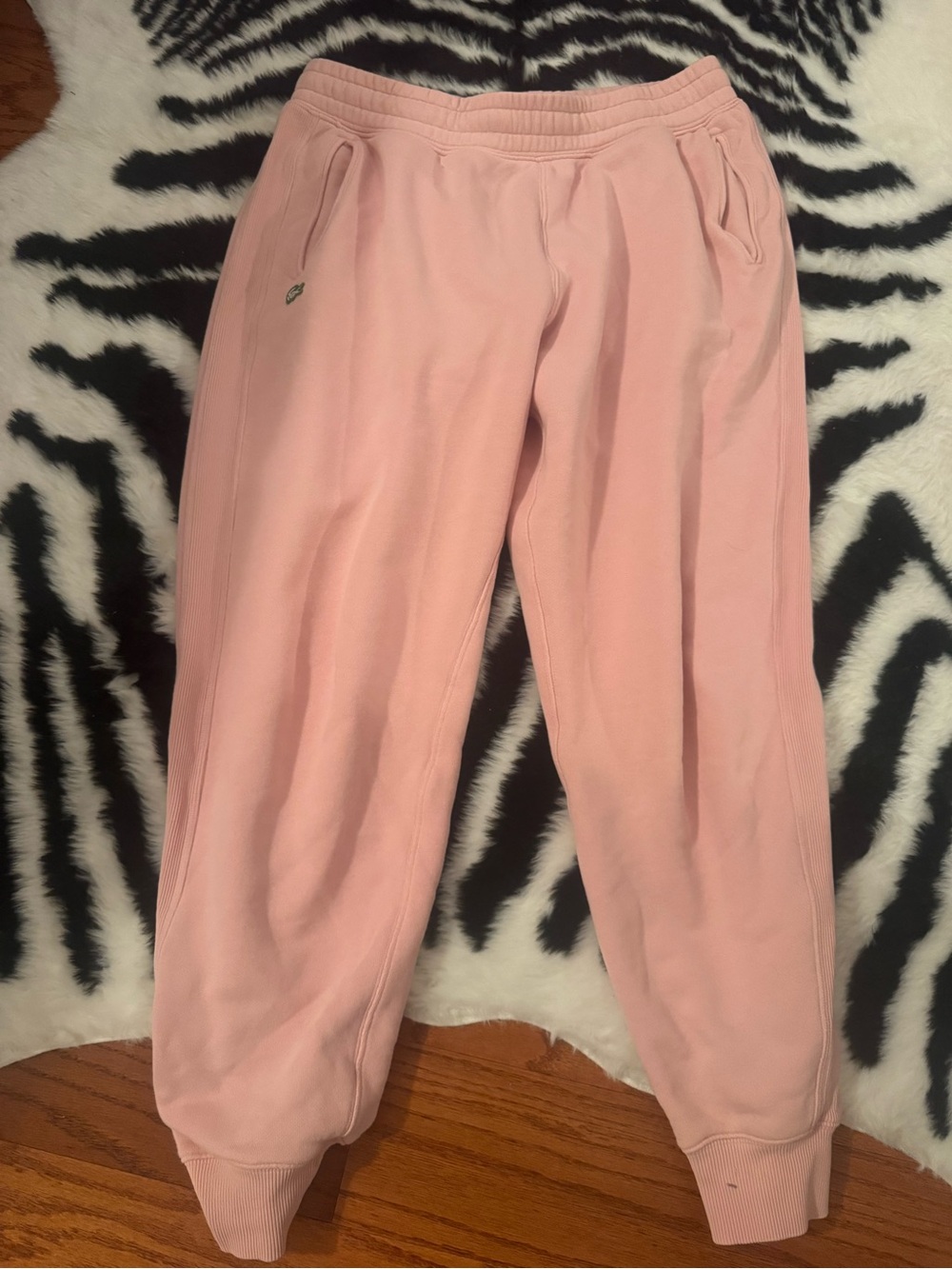 Lacoste Pastel Pink Fleece jogger Sweatpants